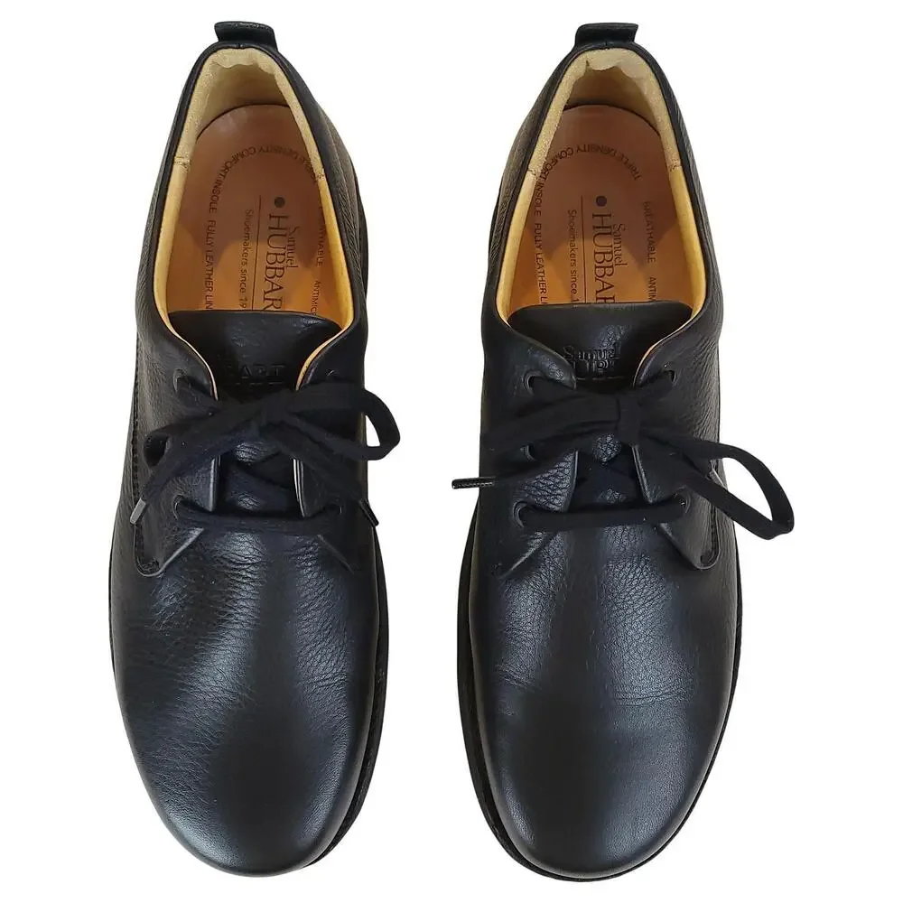 Samuel Hubbard Hubbard Free Dress Shoes Men 12M Black Leather Lace Up Derby